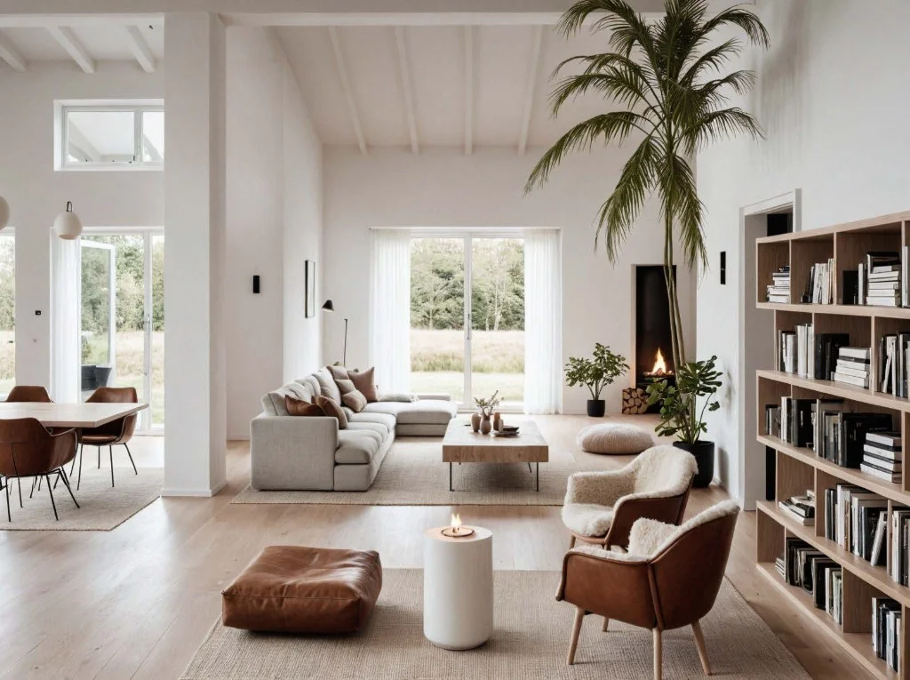 Diseño interior de un chalet de 262 m² en Campos