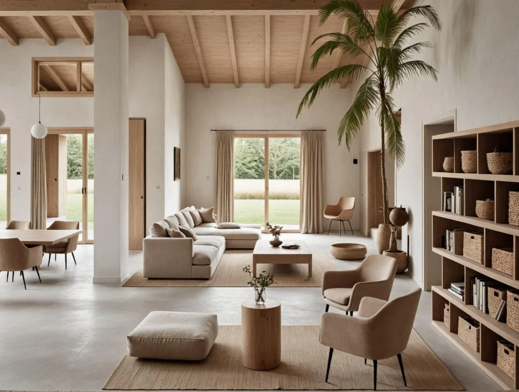 Diseño interior de un chalet de 262 m² en Campos